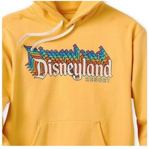retro Disneyland yellow hoodie